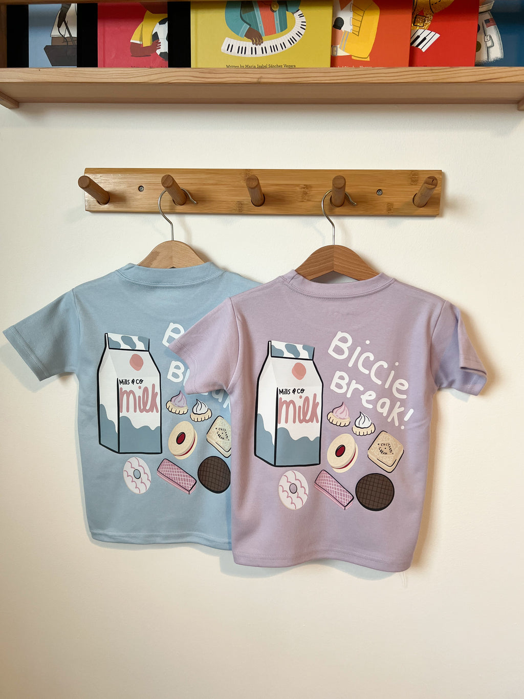 Adults Blue Biccie Break T-Shirt
