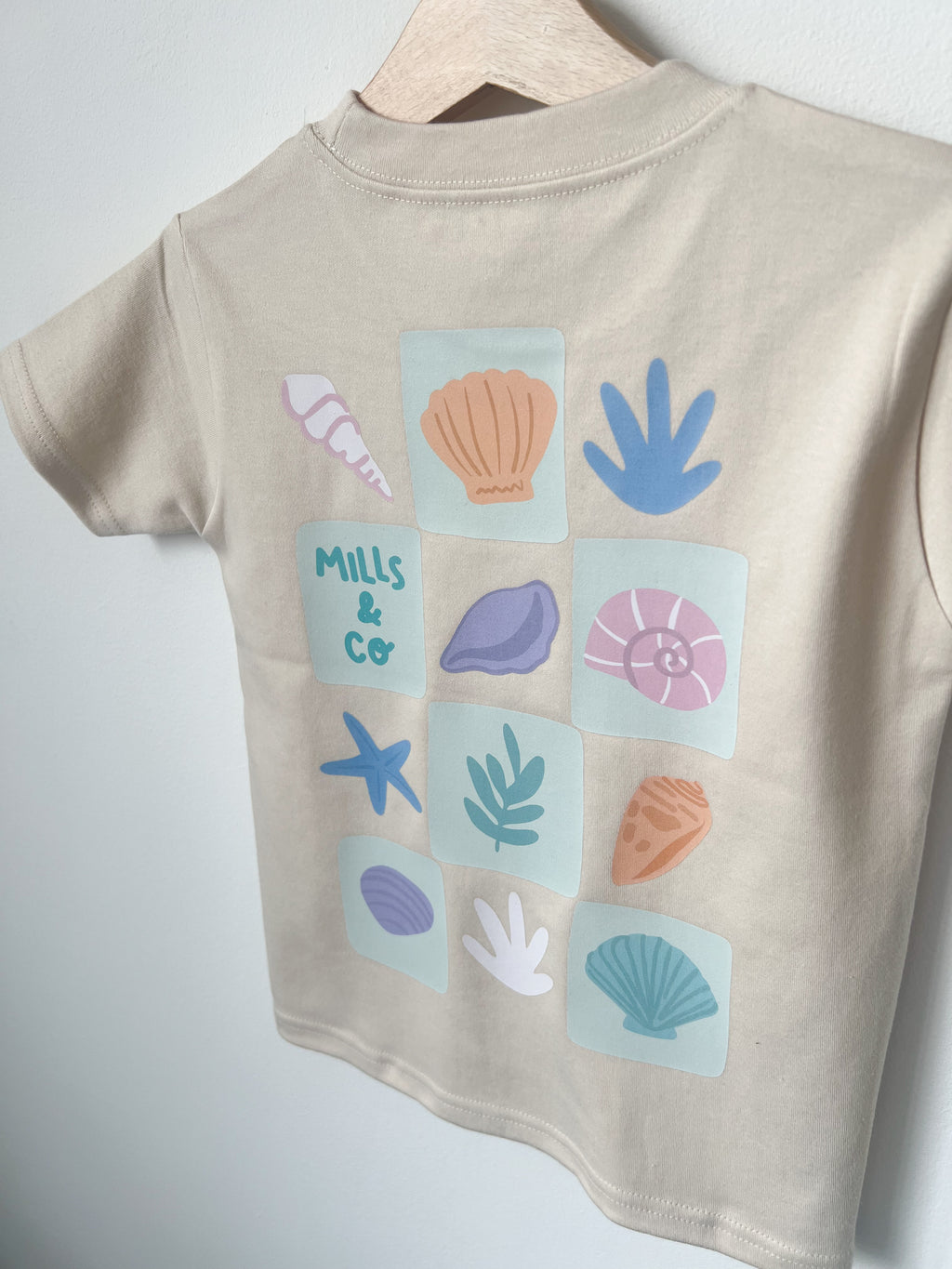Beige Seashells T-Shirt