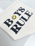 Boys Rule Door Hanger