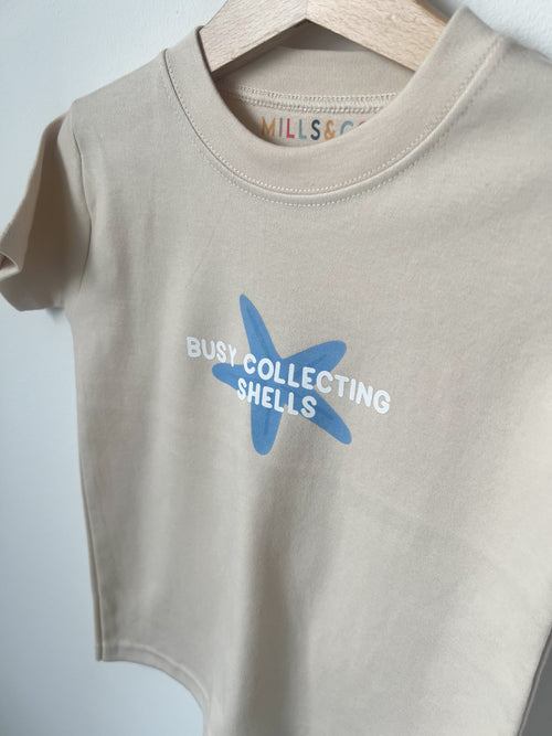 Beige Seashells T-Shirt