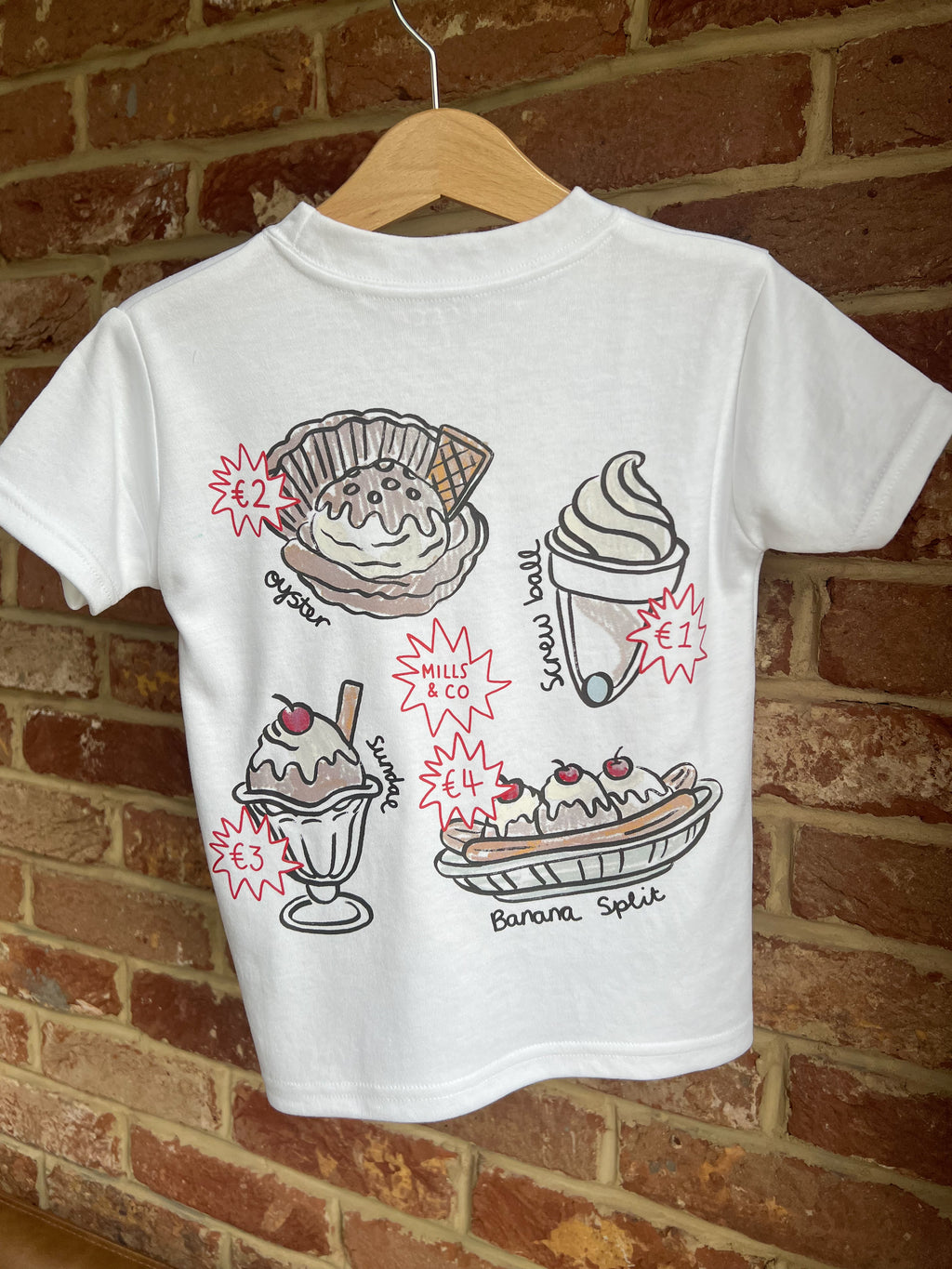 White Sundae Sunday T-Shirt