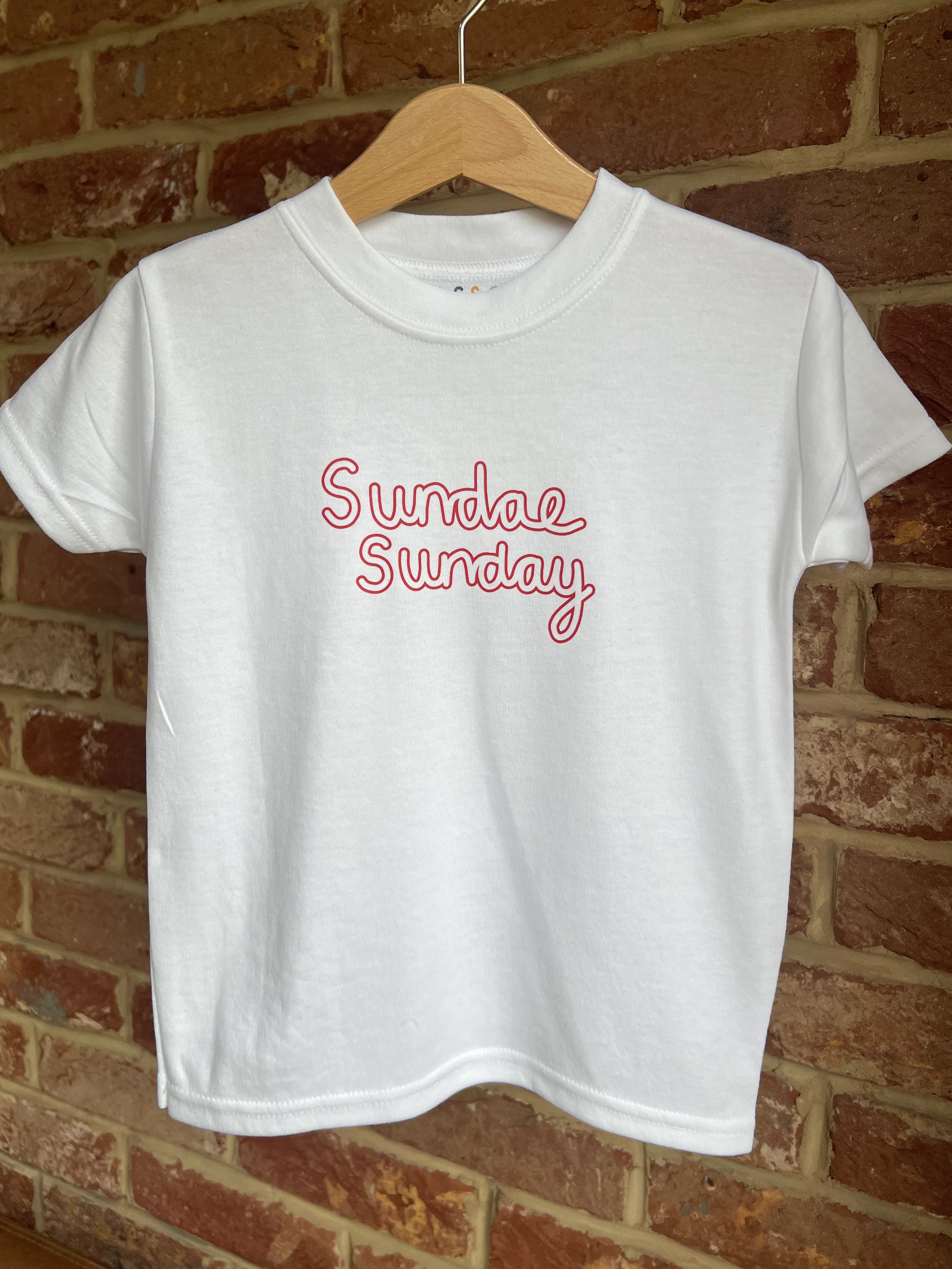 White Sundae Sunday T-Shirt