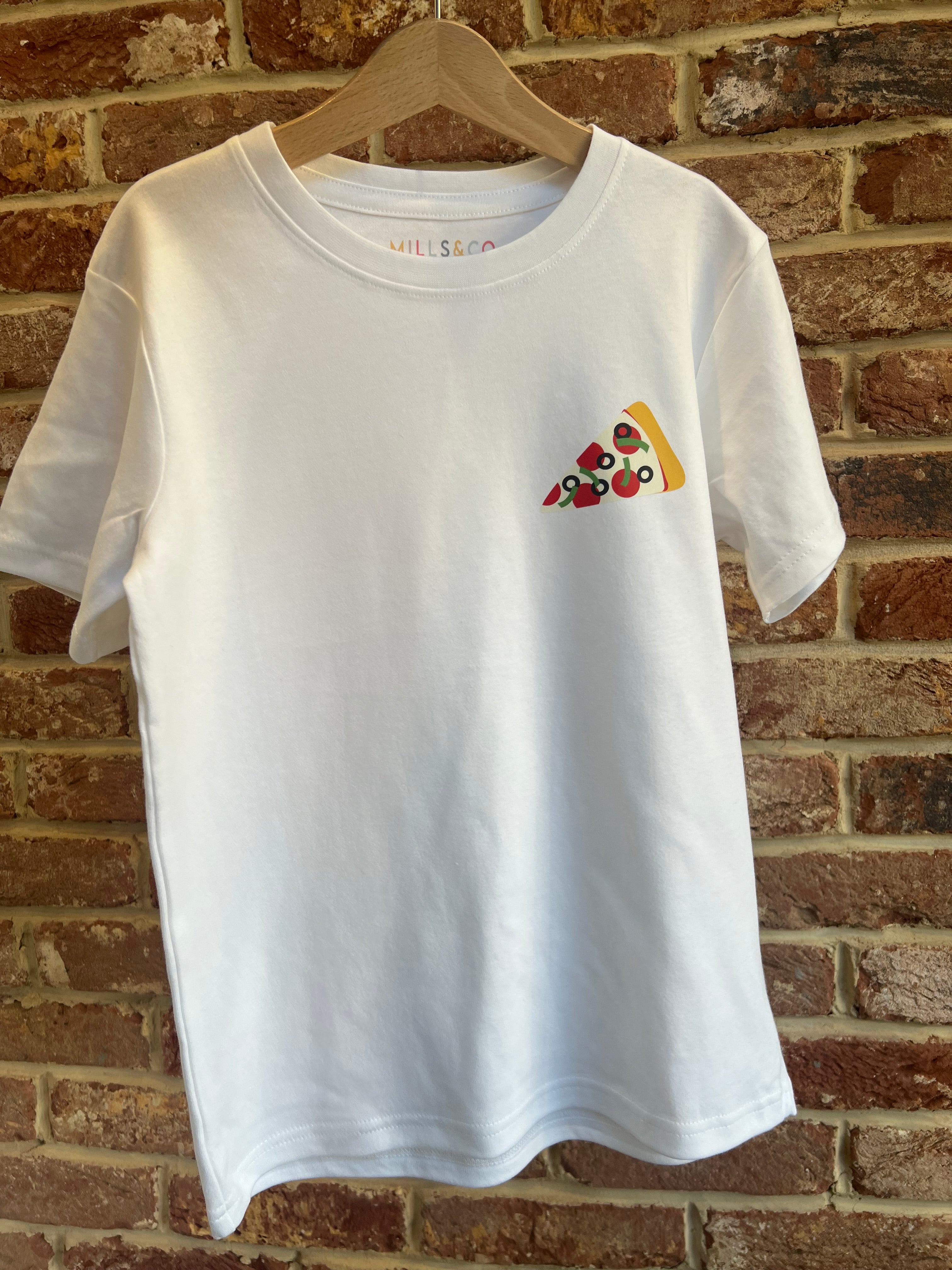 White Hot Fresh Pizza T-Shirt