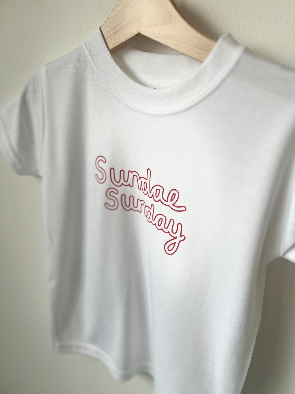 White Sundae Sunday T-Shirt